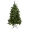 5' Pre-Lit Green Medium Beaver Pine Artificial Christmas Tree, Clear Lights