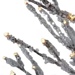 4' Pre-Lit LED Brown Artificial Christmas Tree With Icicle Lights- Clear Lights -Christmas Decoration Store northlightd 18 11217wae 4 3 40710.1667657949