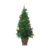 4' Potted Multi-Color Ball Ornament Artificial Christmas Tree - Unlit -Christmas Decoration Store northlights84895 70168.1667662353