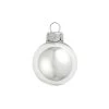 12ct Silver Shiny Glass Christmas Ball Ornaments 2.75" (70mm)