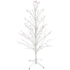 4' White Lighted Christmas Cascade Twig Tree Outdoor Decoration - Multi Lights -Christmas Decoration Store ofshpbzhyxhqeclctrlpvhtms4nlls1b 18067.1667489719