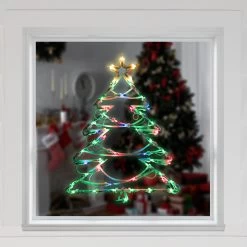 18" Lighted Christmas Tree Window Silhouette -Christmas Decoration Store oiodshg1xbykhwjkozqbgzfukjfwvjfb 28406.1681755711