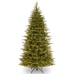 6.5’ Pre-Lit Nordic Spruce Artificial Christmas Tree – Clear Lights