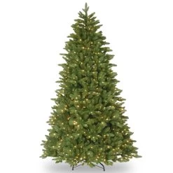 7.5’ Pre-Lit Ridgewood Spruce Artificial Christmas Tree – Clear Lights