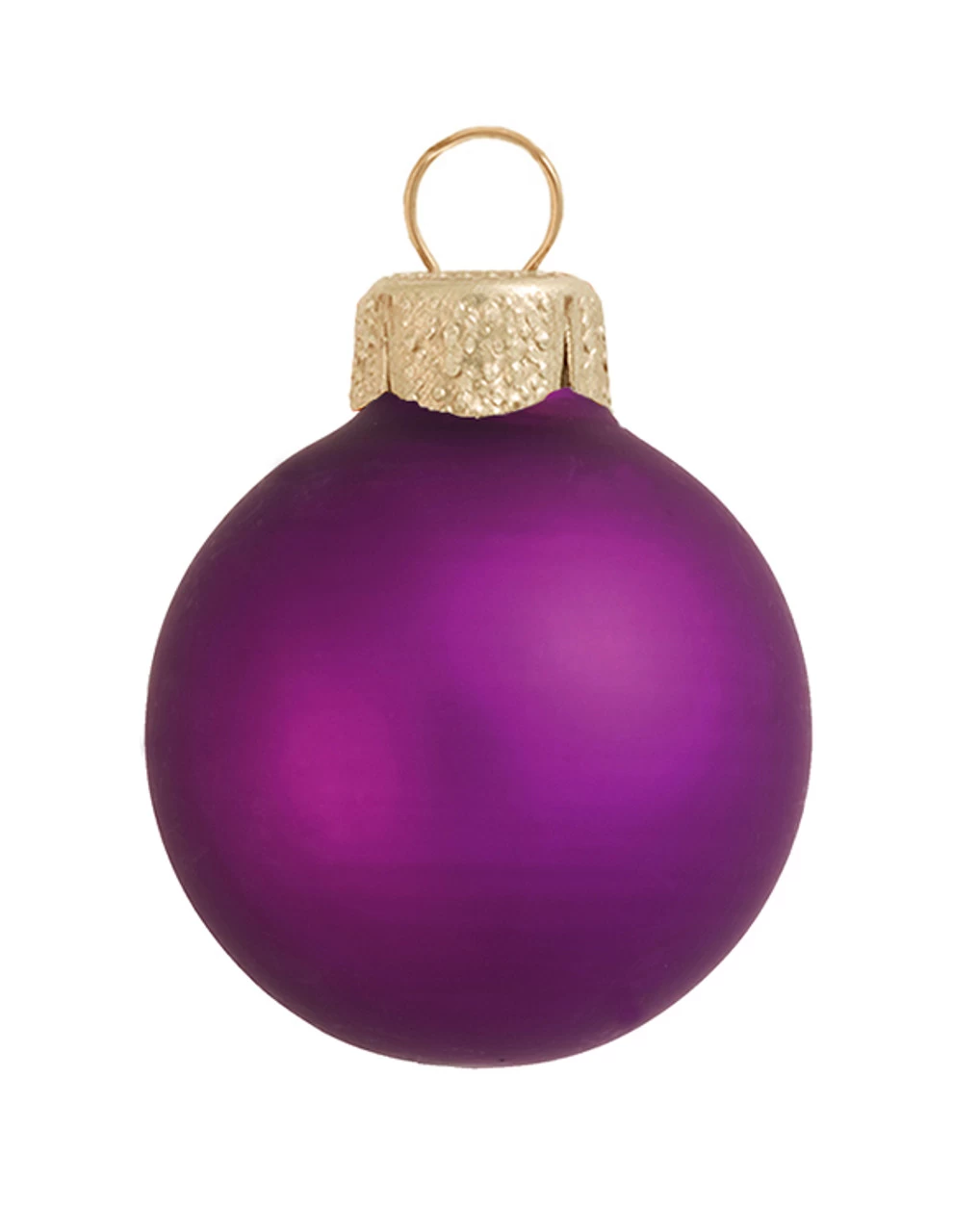 40ct Soft Purple Glass Matte Christmas Ball Ornaments 1.5" (35mm) 3 40ct Soft Purple Glass Matte Christmas Ball Ornaments 1.5" (35mm)