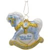 Christopher Radko Baby's First Christmas Blue Foal Glass Ornament 1020687 -Christmas Decoration Store radko 1020687 73731.1684420368
