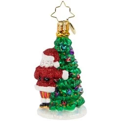 Christopher Radko Two Talented Tree Trimmers Glass Christmas Ornament 1021064 -Christmas Decoration Store radko 1021064 4 65642.1684434366
