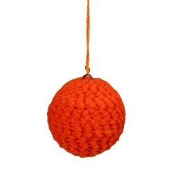 Set Of 4 Vibrantly Colored Knitted Christmas Ball Ornaments 2.5” (63.5mm) -Christmas Decoration Store raz 3827308 4 81178.1667570063