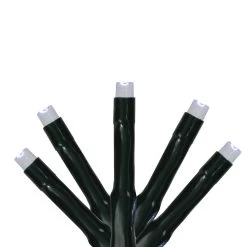 500 Cool White USB LED Wide Angle Christmas Lights - 57 Ft Green Wire