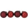 4ct Burgundy Red 2-Finish Glass Christmas Ball Ornaments 4" (100mm) -Christmas Decoration Store wkpj7im9jbxsk9rlnk7llaum6ty6ronx 37929.1667533960