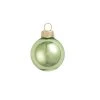 40ct Lime Green Glass Shiny Christmas Ball Ornaments 1.5" (35mm)