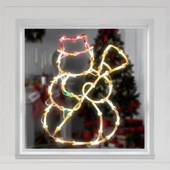 15" Red And Yellow Lighted Snowman Christmas Window Silhouette Decoration -Christmas Decoration Store xjykm2akbu43p58io6ywaio2av3seauh 35648.1667657565