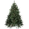 7' Full Snowy Delta Pine With Cones Artificial Christmas Tree, Unlit